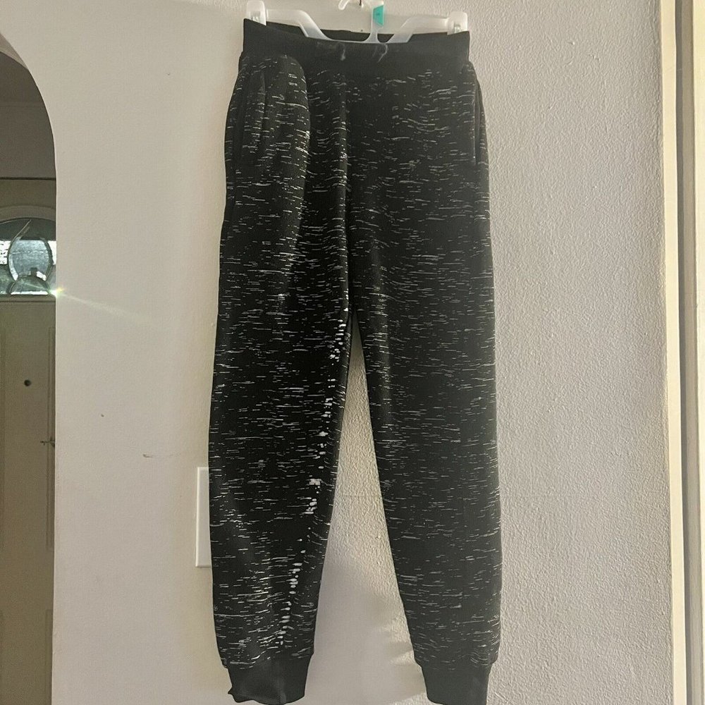 Brooklyn’s Best Black White Joggers Comfort Boys Pants L 14 -16
